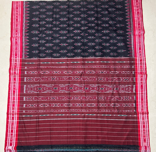 Odisha Handloom Pure Cotton Ikat Nuapatna New Design Saree for Office