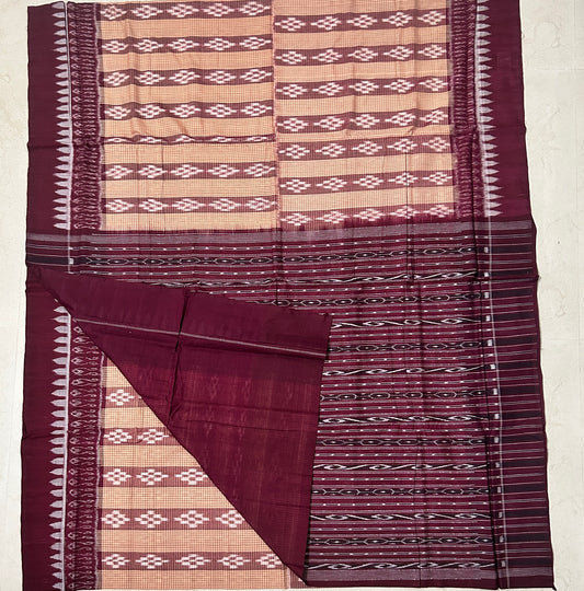 Odisha bargarh handloom bandha multicolor designs cotton saree