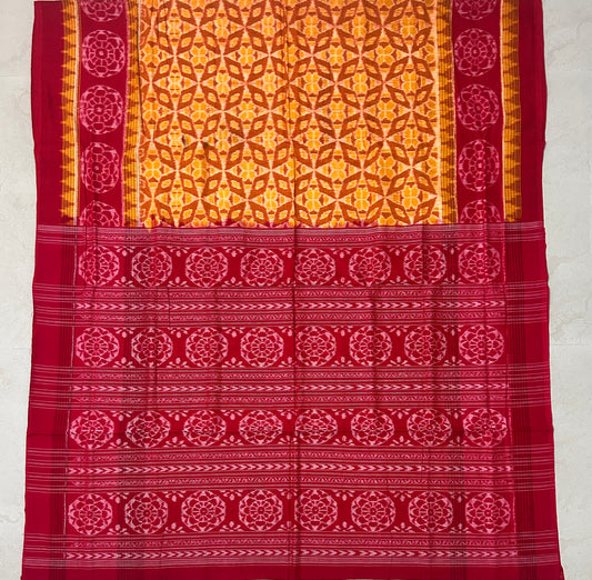 Odisha Handloom Sambalpuri 100% Pure Cotton Bandha new design saree