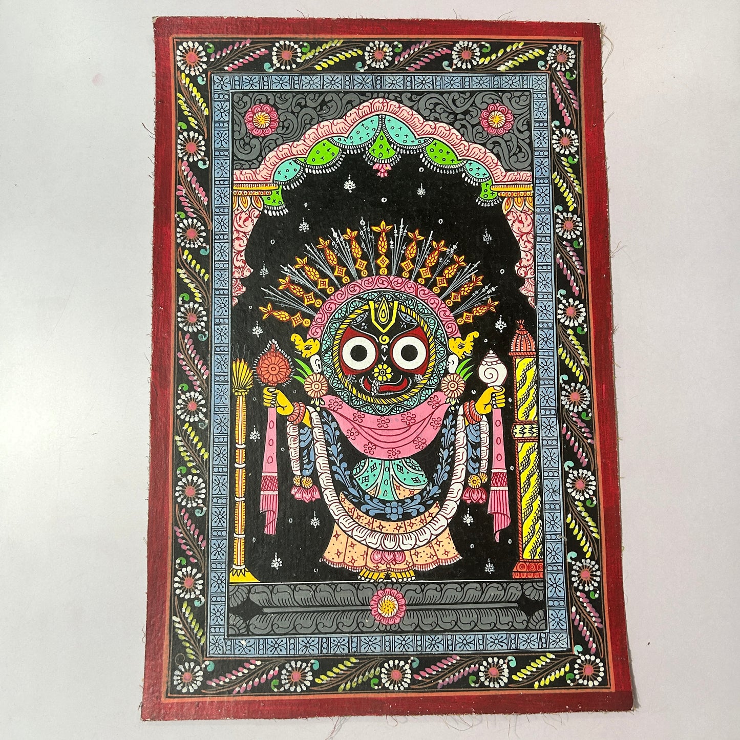 Odisha handicraft Raghurajpur Authentic Patachitra Painting Wall Decor for Gifting