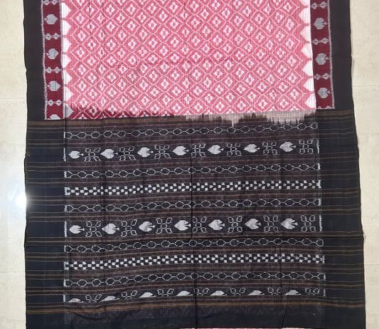 Odisha Handloom Sambalpuri Bomkai Pure Cotton Saree