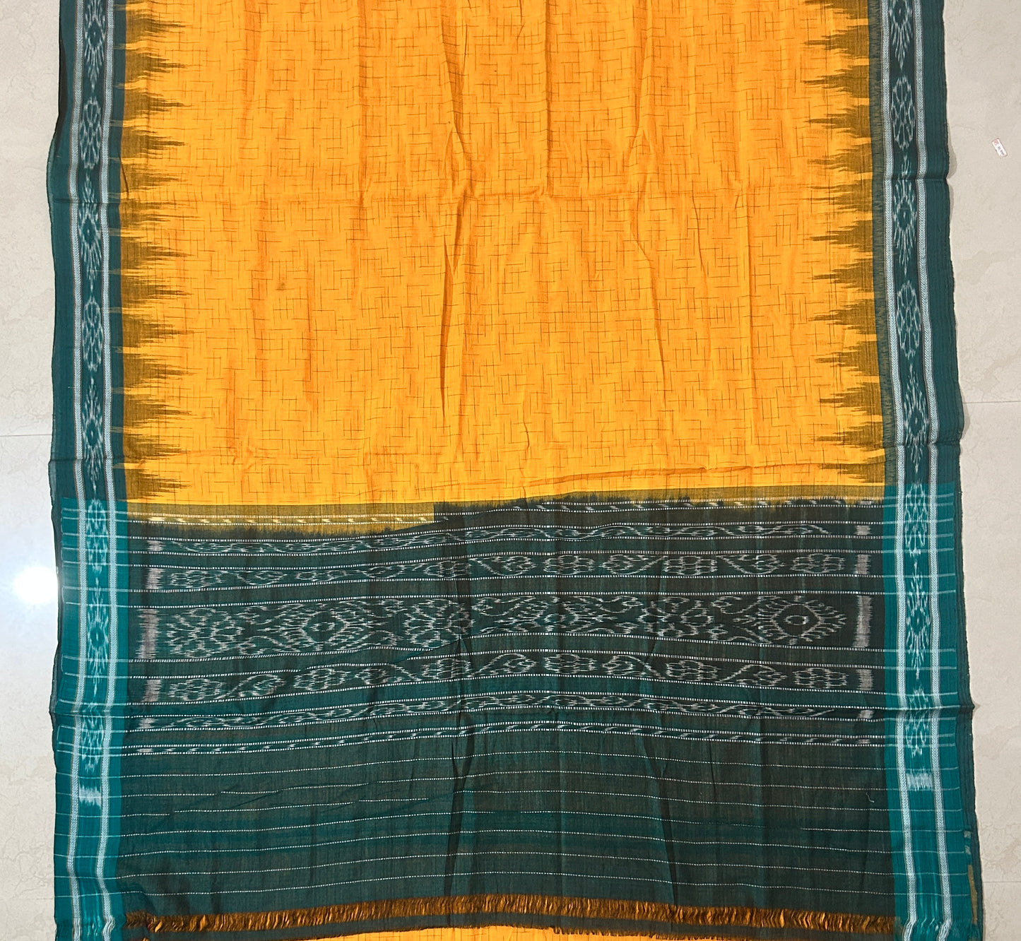 Odisha Handloom Ikkat cotton nuapatna design Jharana Saree for Daily Use