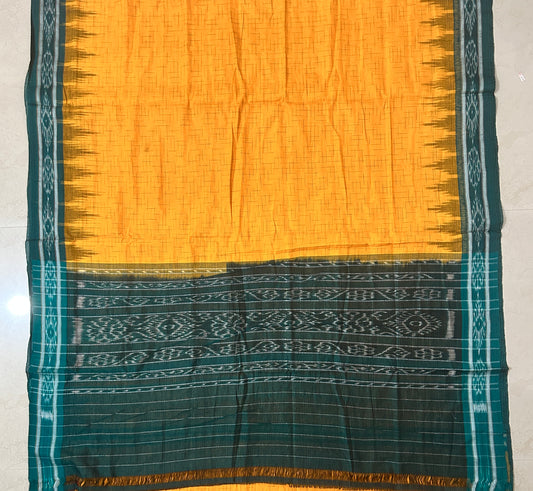 Odisha Handloom Ikkat cotton nuapatna design Jharana Saree for Daily Use