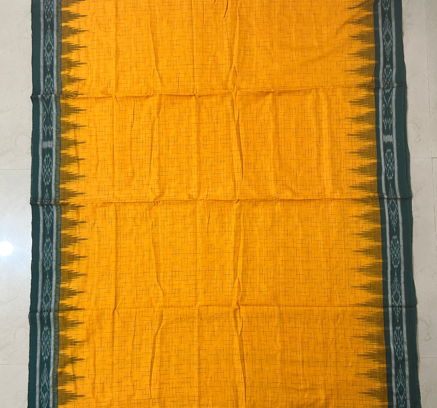 Odisha Handloom Ikkat cotton nuapatna design Jharana Saree for Daily Use