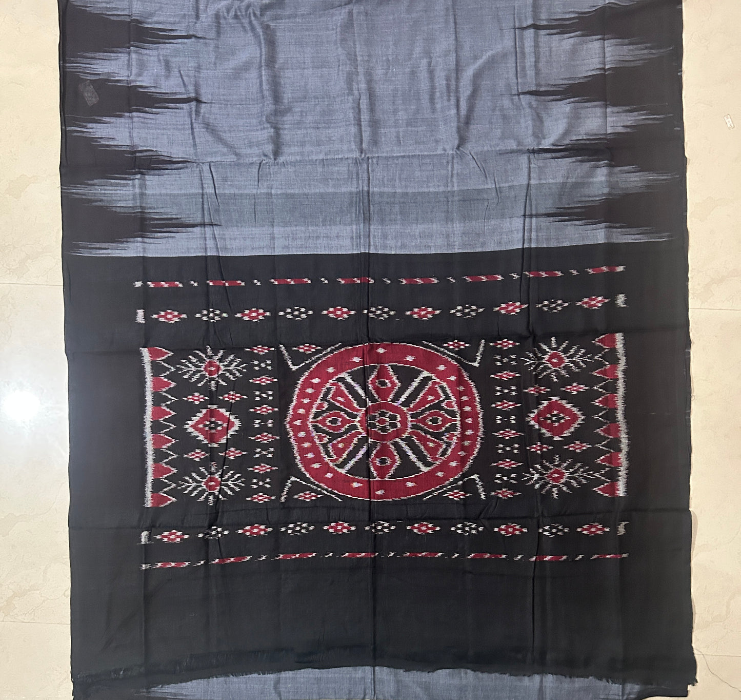 Odisha Check Handloom Kargil design Jemadeipur Nuapatna Cotton Saree