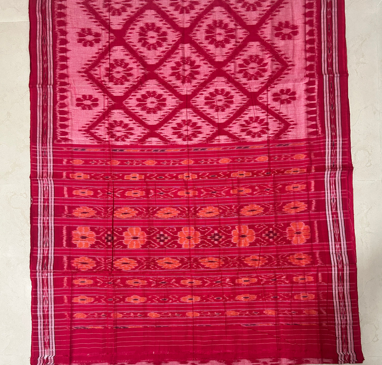 Maniabandha Saree : Ikat Cotton World Famous bandha saree from Odisha handloom