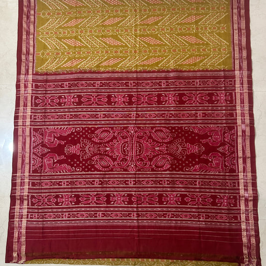 Odisha Handloom Pasapalli unique design bichitrapuri style cotton saree