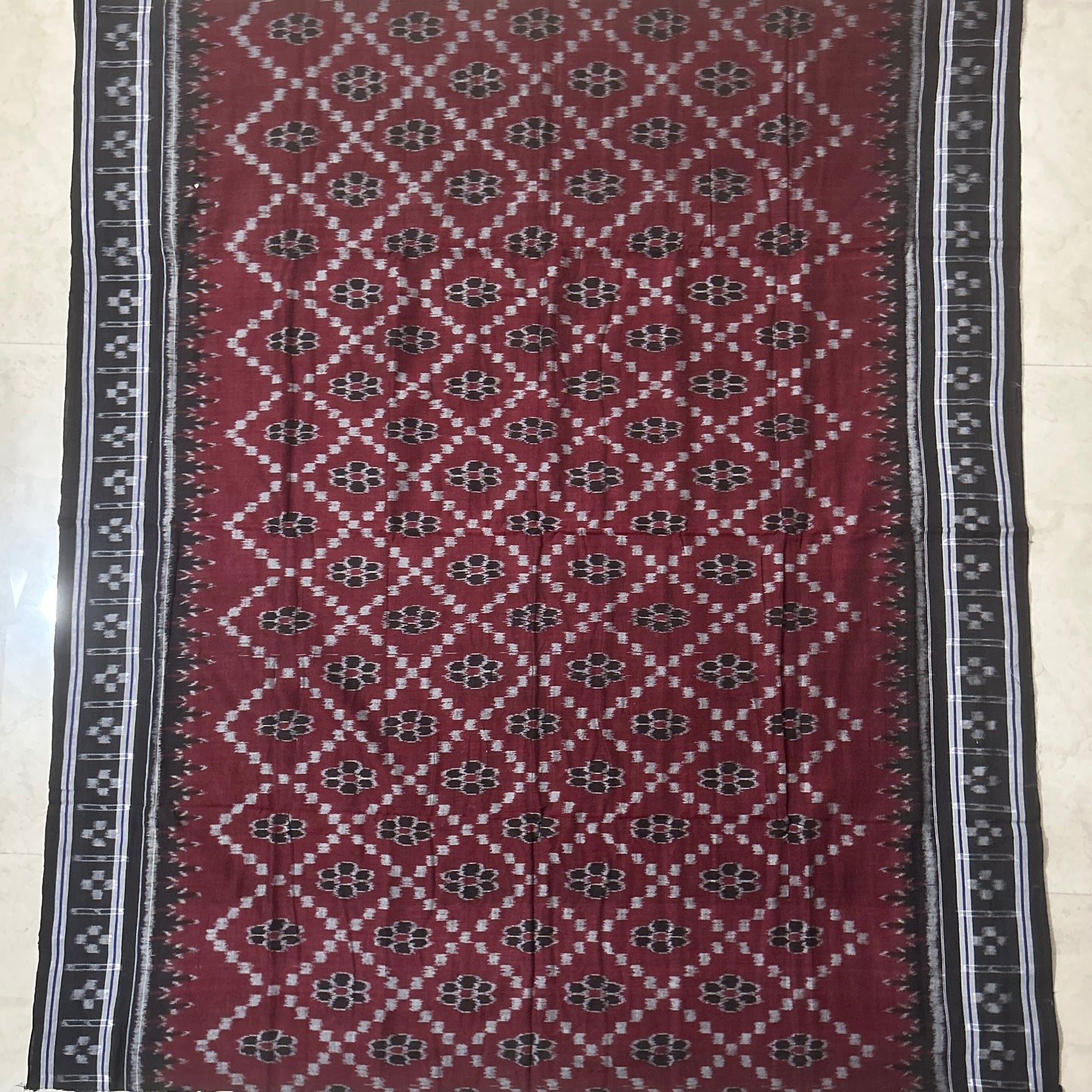 Odisha Handloom Sambalpuri Border Pasapalli Cotton saree