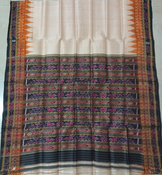 Buy Odisha handloom Khandua Pata Silk Saree from Nuapatna Weavers Village Collection