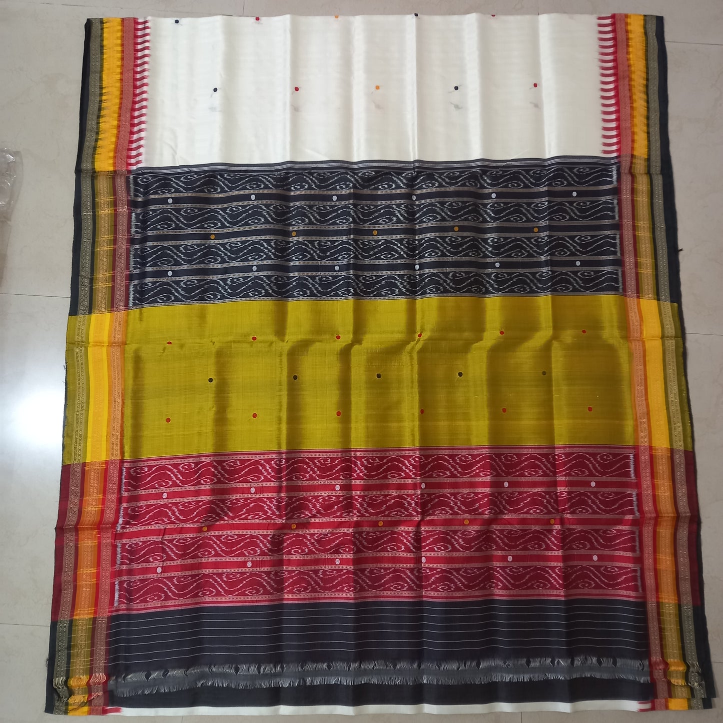 Odisha handloom khandua pata kathifera design nuapatna pure silk Saree