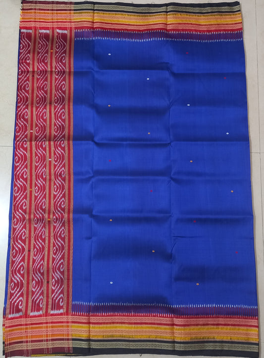 Odisha Handloom Ikat Silk Khandua new Motif traditional nuapatna saree