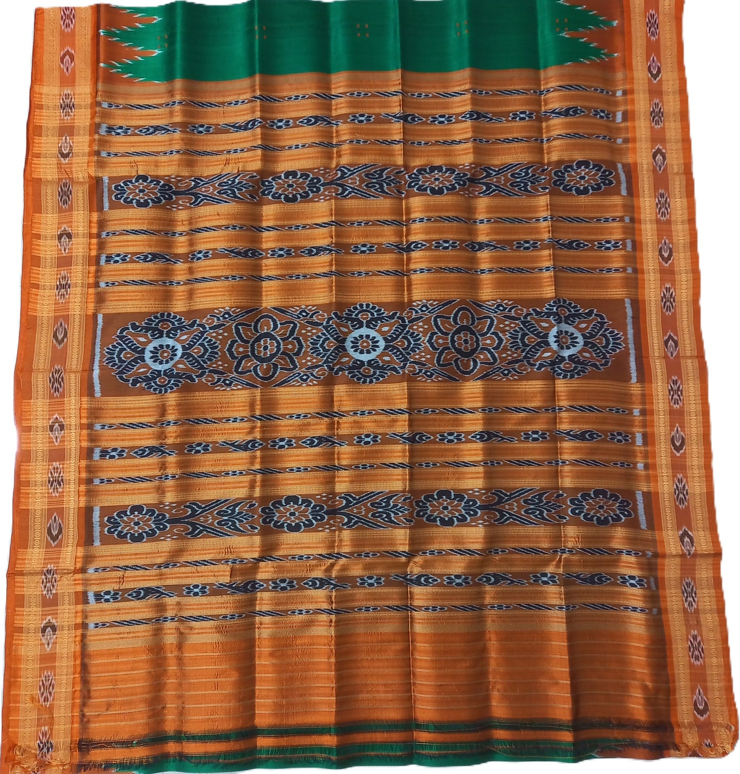 Odisha handloom collection new nuapatna jhoti design pure silk khandua saree for women