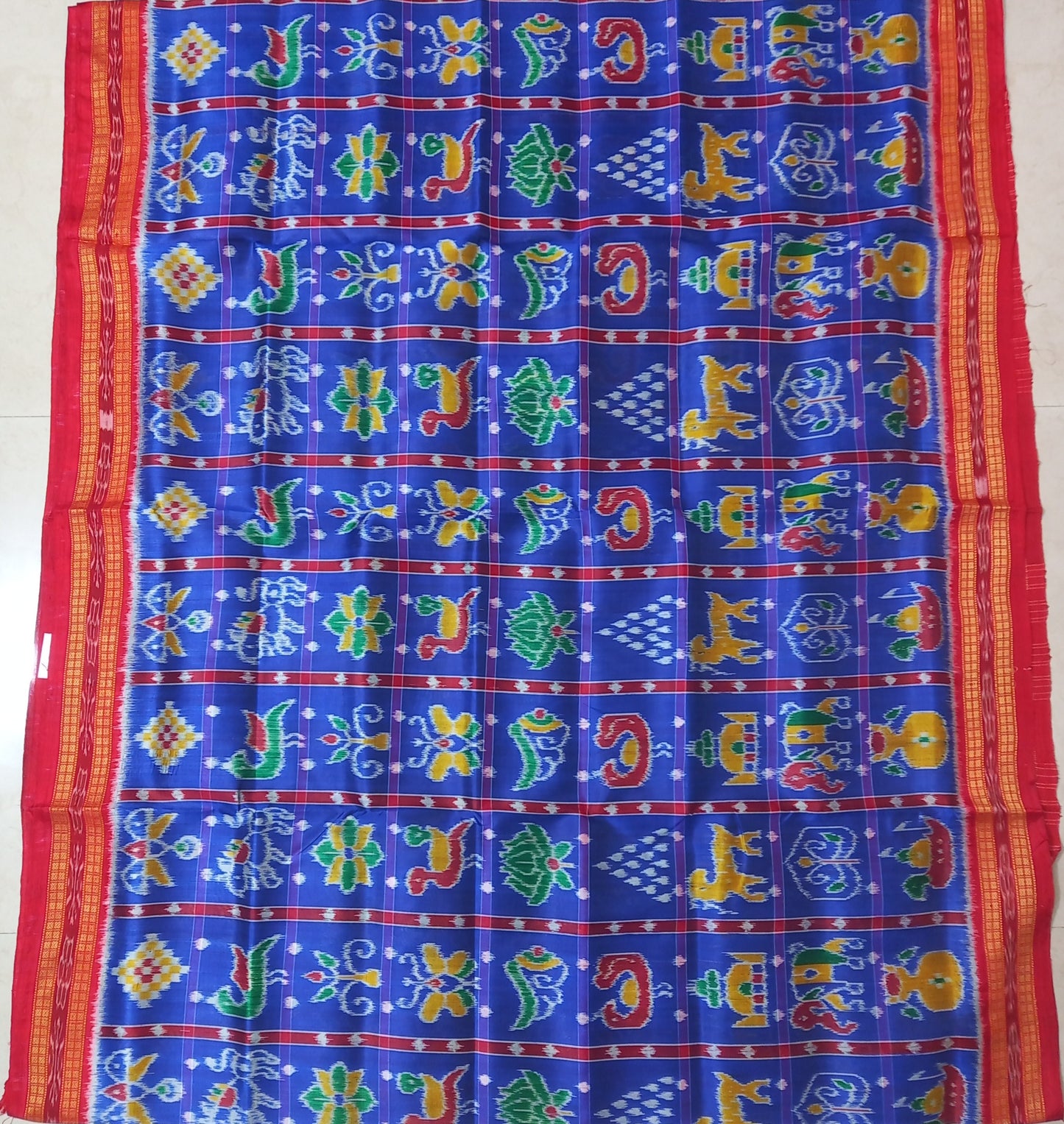 Buy Odisha handloom nuapatna pure mulberry silk bandha nabakothi saree for women