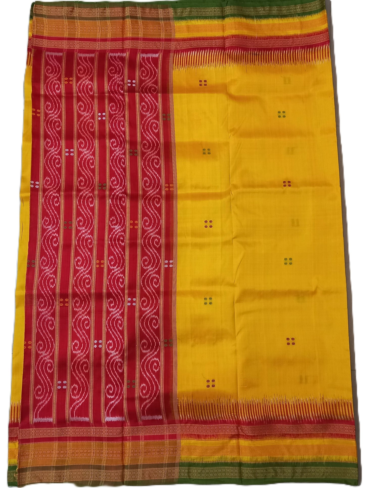 Odisha Handloom sanapatna nuapatna ikat silk pure khandua kathifera saree for wedding