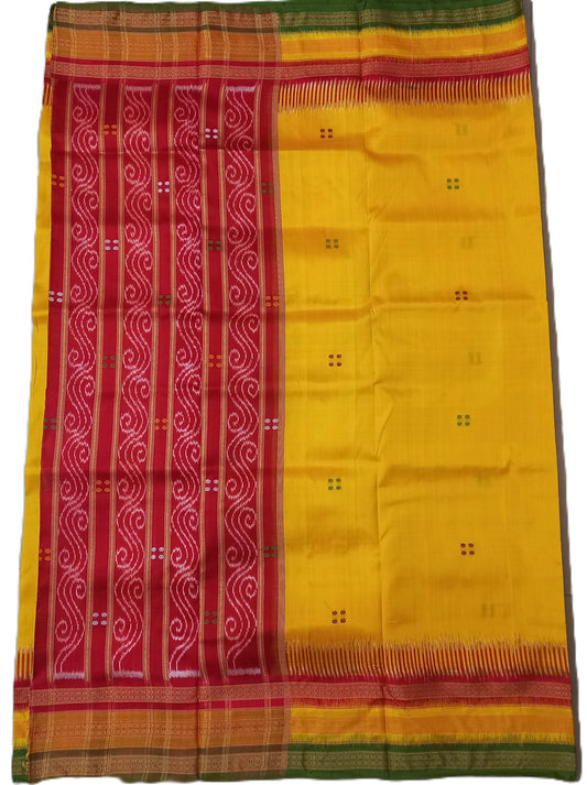 Odisha Handloom sanapatna nuapatna ikat silk pure khandua kathifera saree for wedding