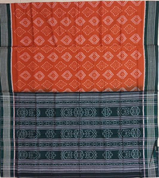 Odisha Handloom Pure Cotton Big Pasapalli Sambalpuri Saree