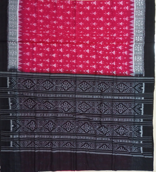 Odisha handloom Bandha work sambalpuri beautiful design cotton saree for wedding party