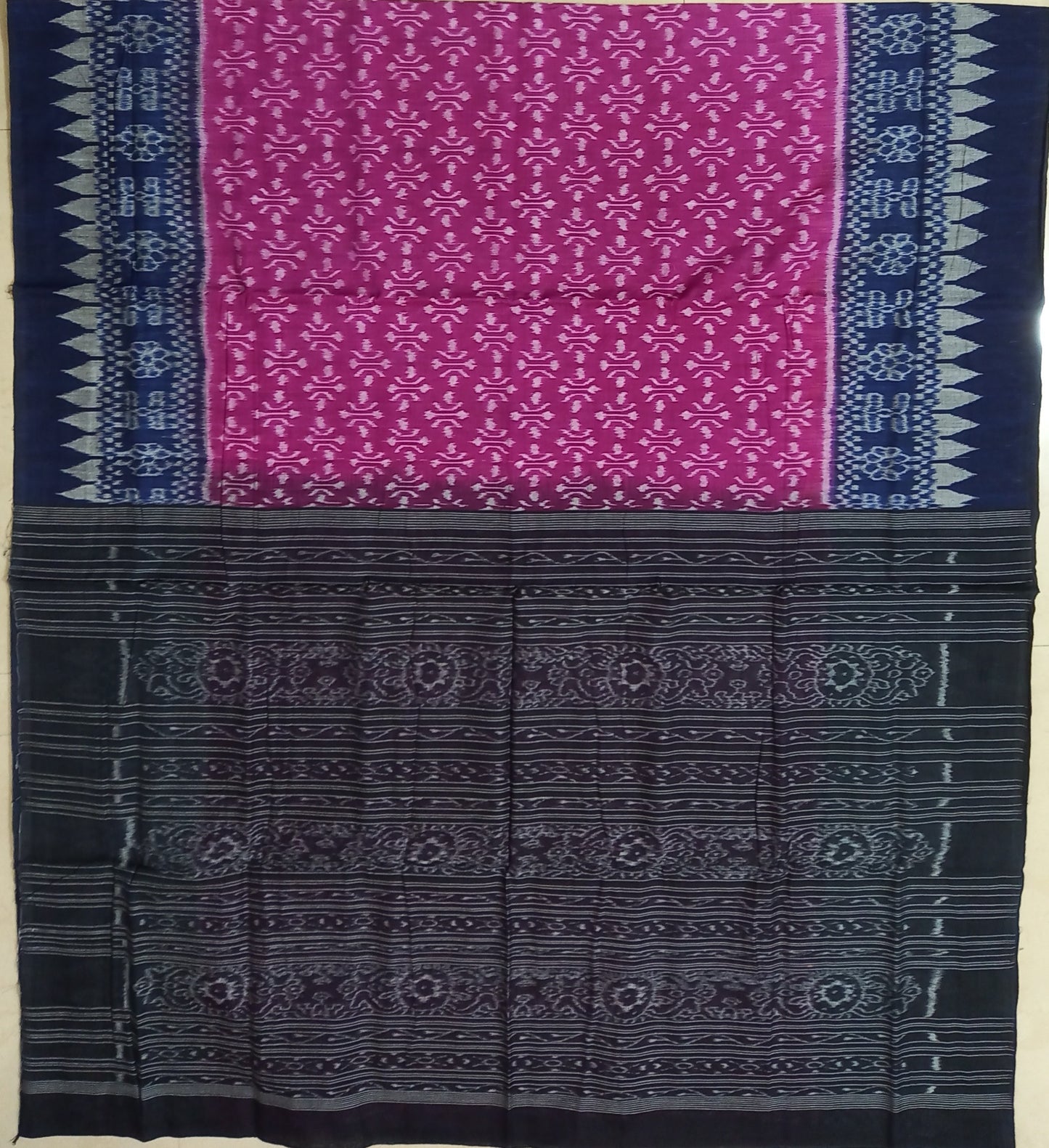 Odisha Handloom Sambalpuri Bomkai embroidery Design cotton sarees