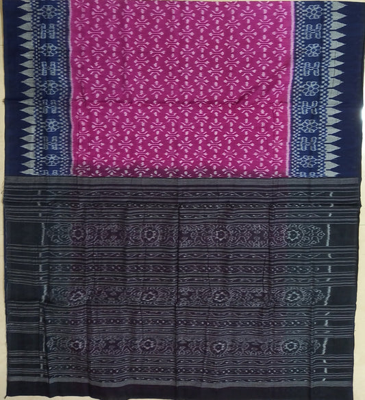 Odisha Handloom Sambalpuri Bomkai embroidery Design cotton sarees