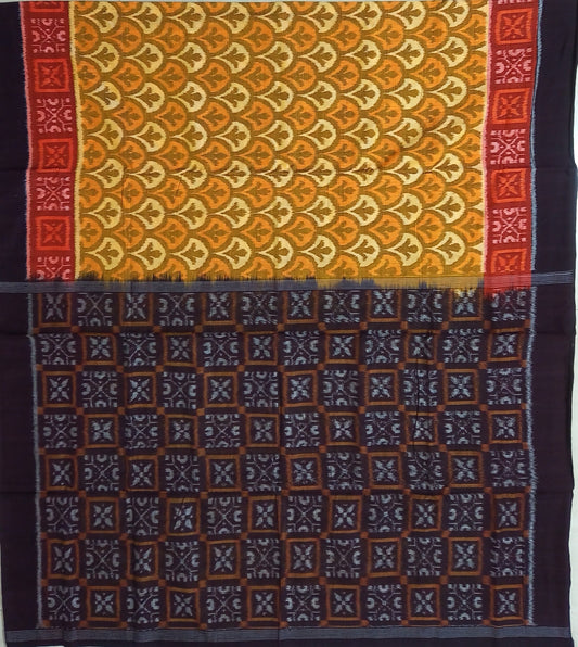 Odisha handloom Sambalpuri Sustainable Style Pure Cotton Saree