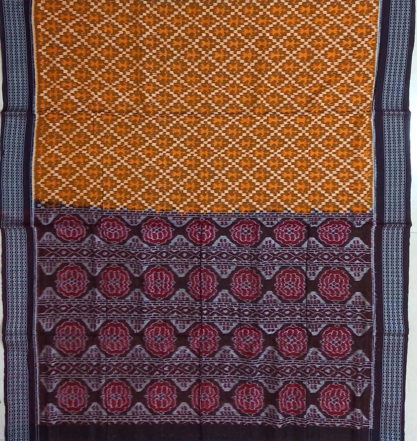Odisha handloom Bomkai pure cotton saree