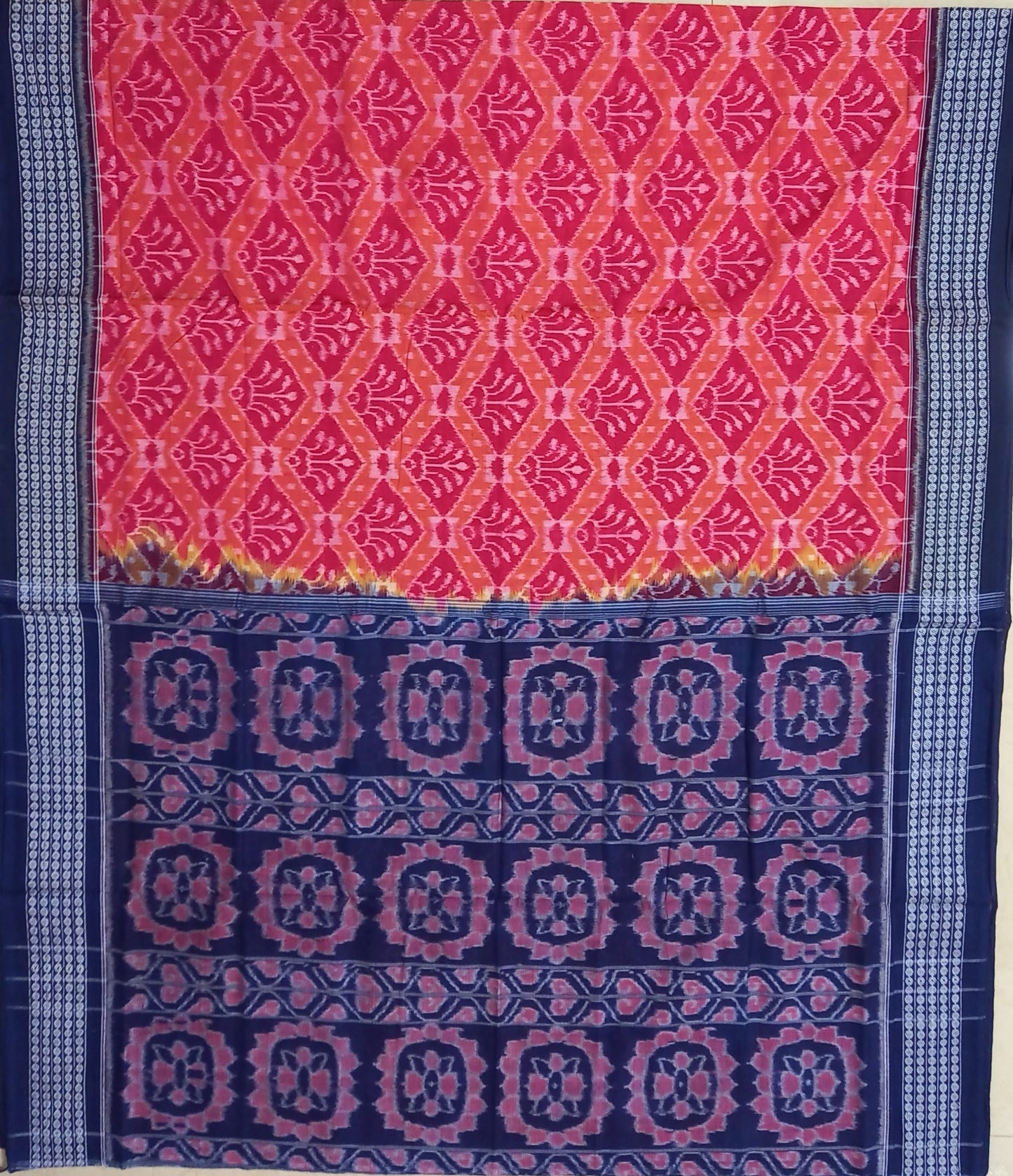 Odisha Handloom floral design Pure Sambalpuri cotton sarees