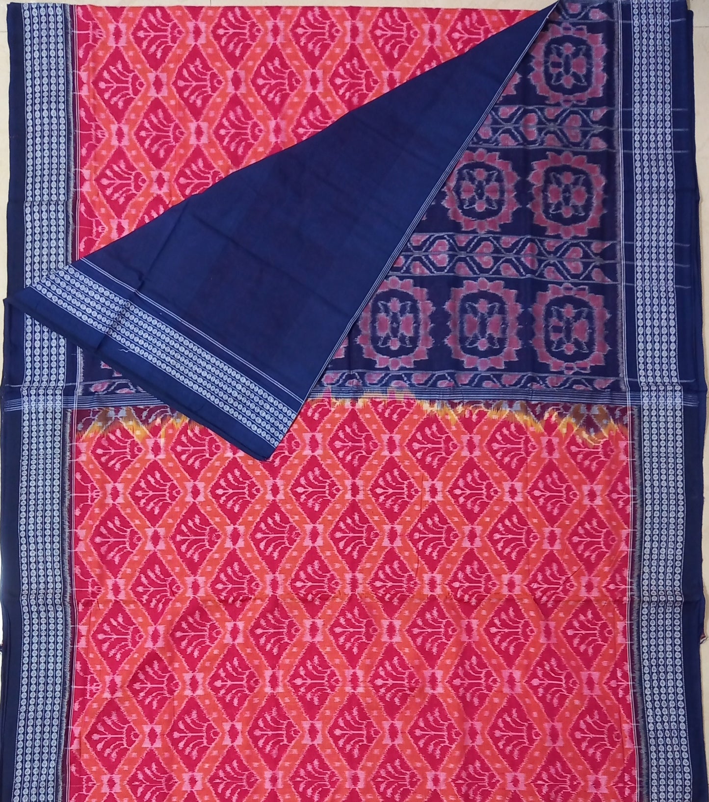 Odisha Handloom floral design Pure Sambalpuri cotton sarees