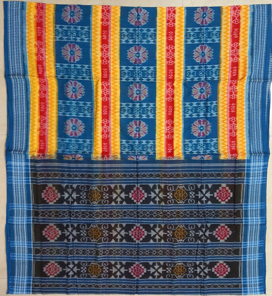 Odisha handloom bomkai cotton saree with best thread for Gift Mother