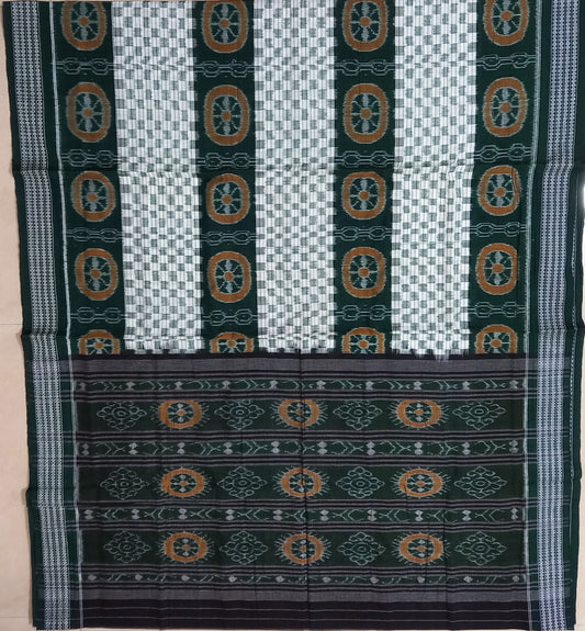 Odisha handloom White with Red Ethnic wear Bomkai cotton saree | Bomkai cotton Sarees