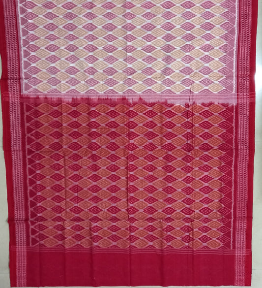 Odisha Sambalpuri Bomkai Design Pure Cotton Handloom Saree for wedding gift
