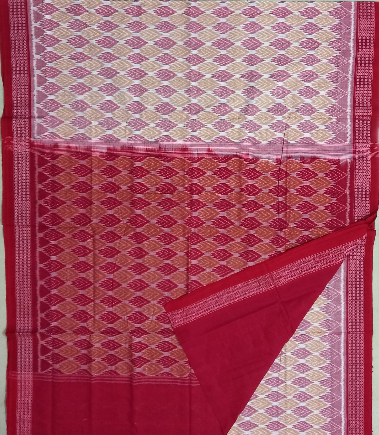 Odisha Sambalpuri Bomkai Design Pure Cotton Handloom Saree for wedding gift