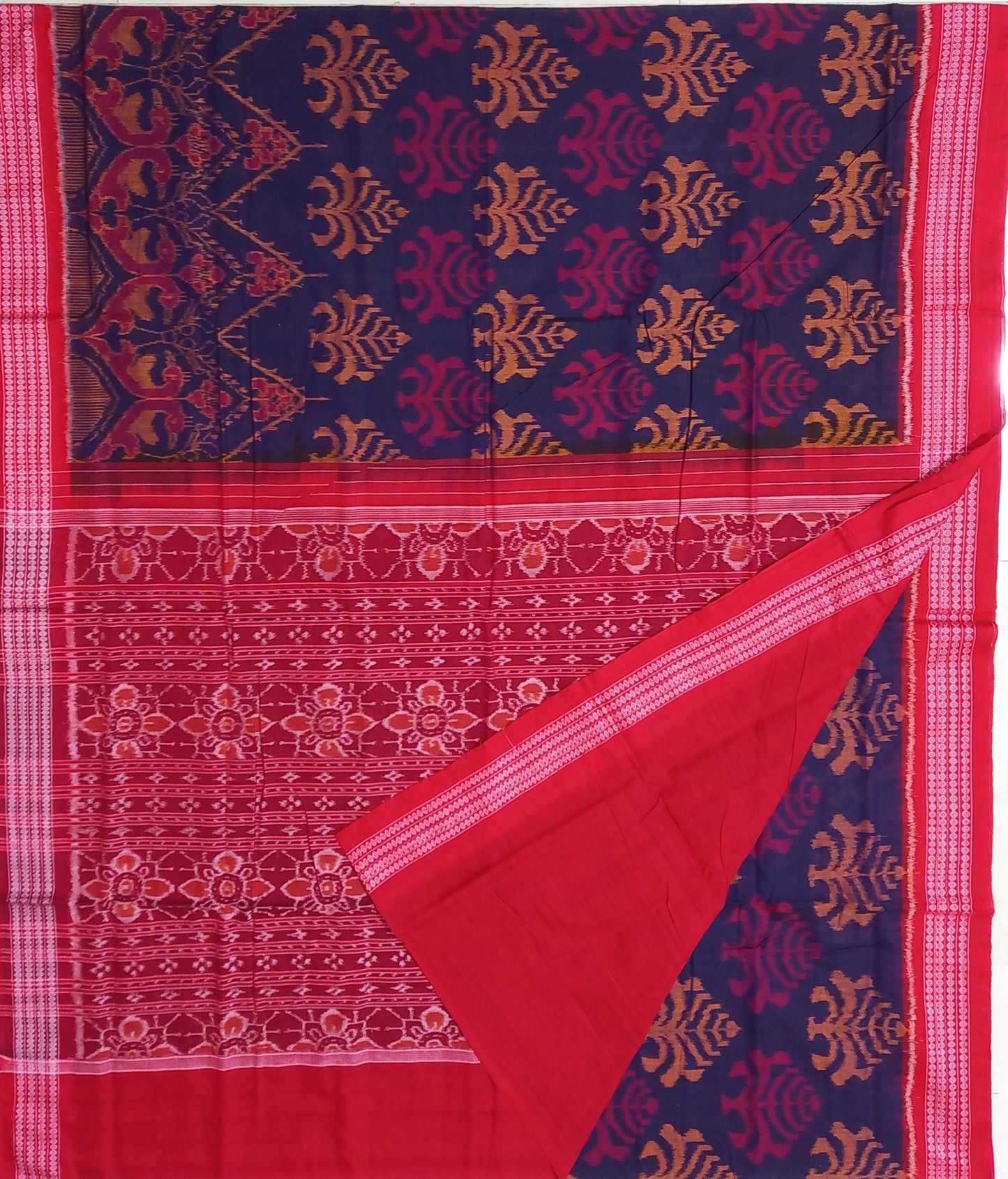 Beautiful Bomkai Cotton Odisha Handloom Saree from Sonepur