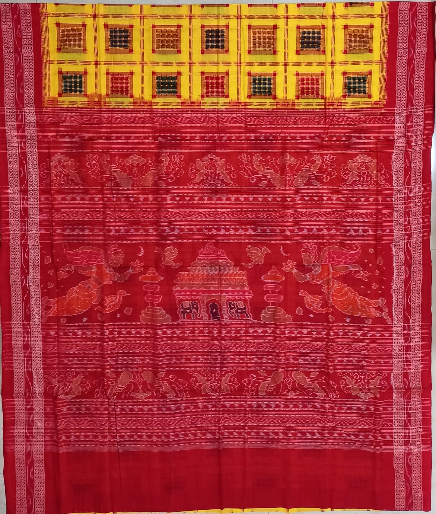Odisha Sambalpuri Bargarh Handloom Pure Cotton Saree for mother