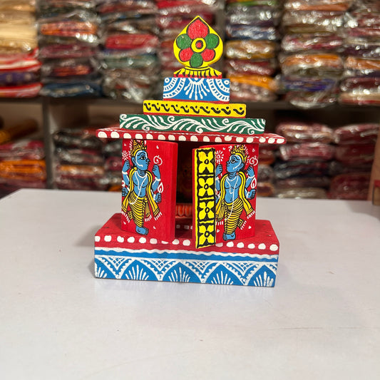 Buy Odisha Handicraft Raghurajpur handmade wooden Lord Jagannath Temple