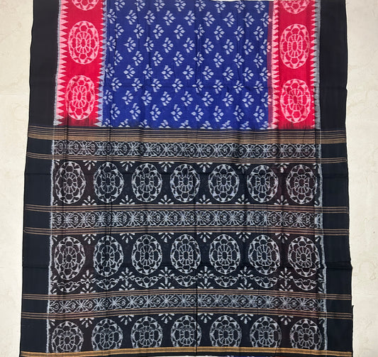 Odisha Handloom Sambalpuri design Pure Cotton Saree for Office Wear