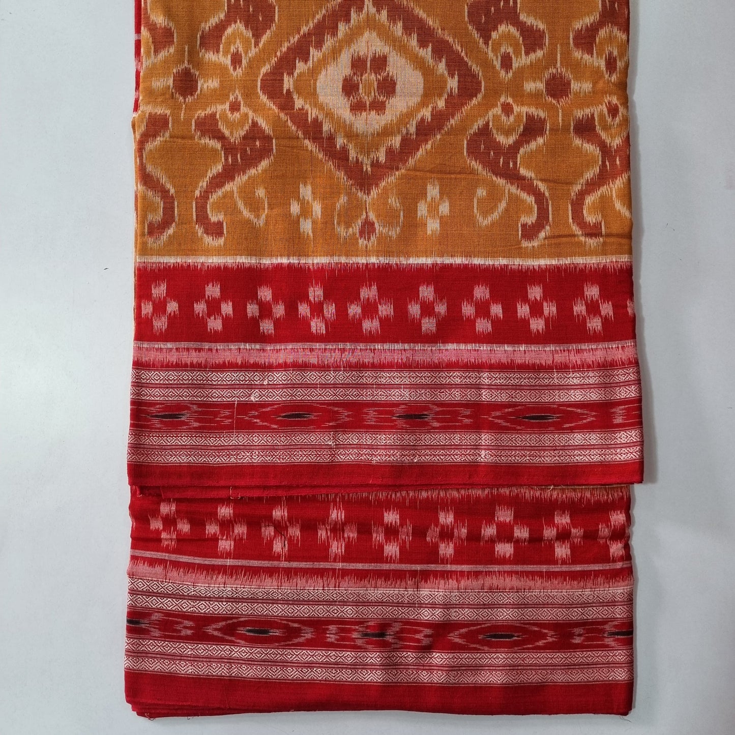 Odisha handloom Nuapatna Special body bandha design cotton saree