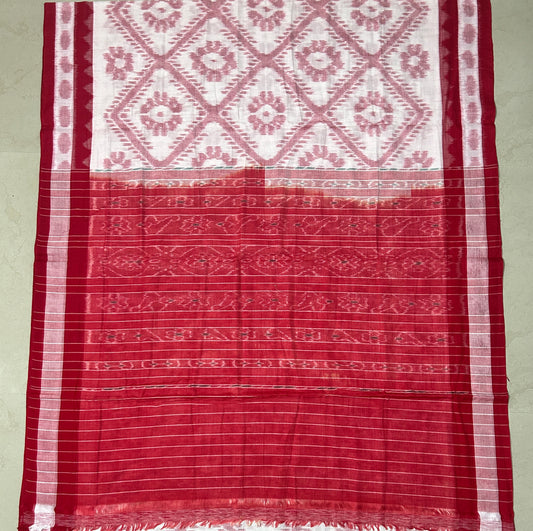 Odisha new weave handloom nuapatna pure cotton saree