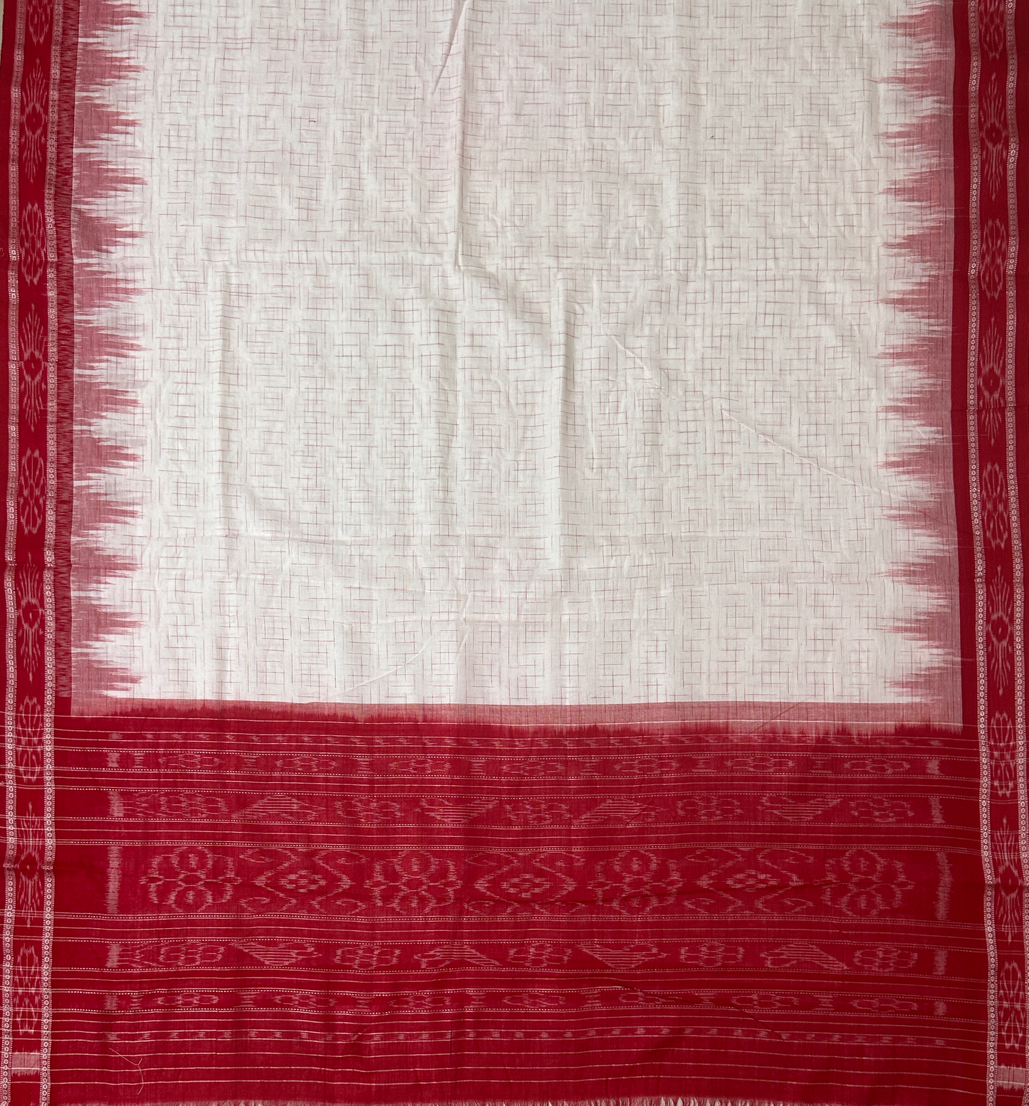 Odisha Handloom Nuapatna Pure cotton bandha jharana saree