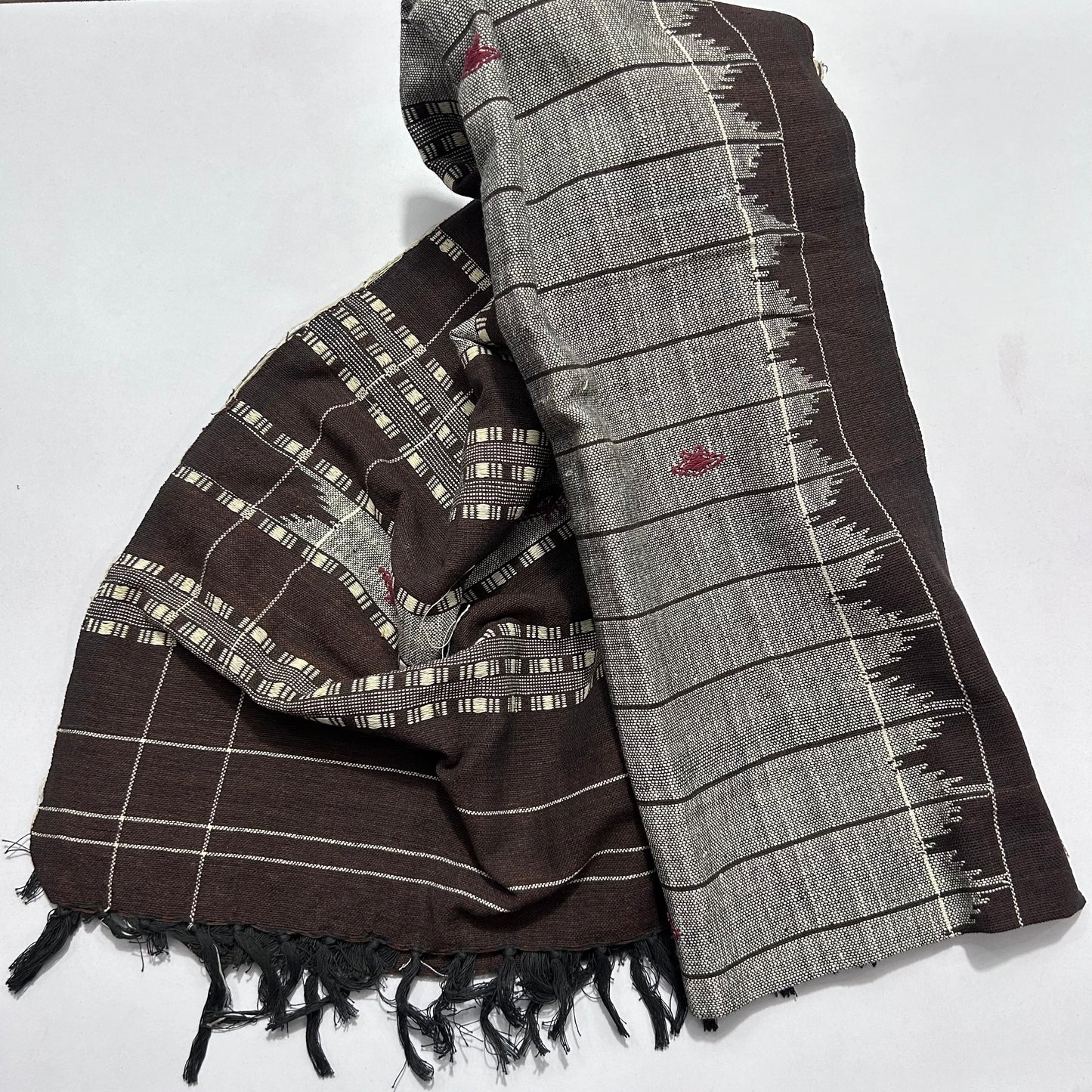 Odisha Handloom Pure Cotton Natural Dye Kotpad Stole for women