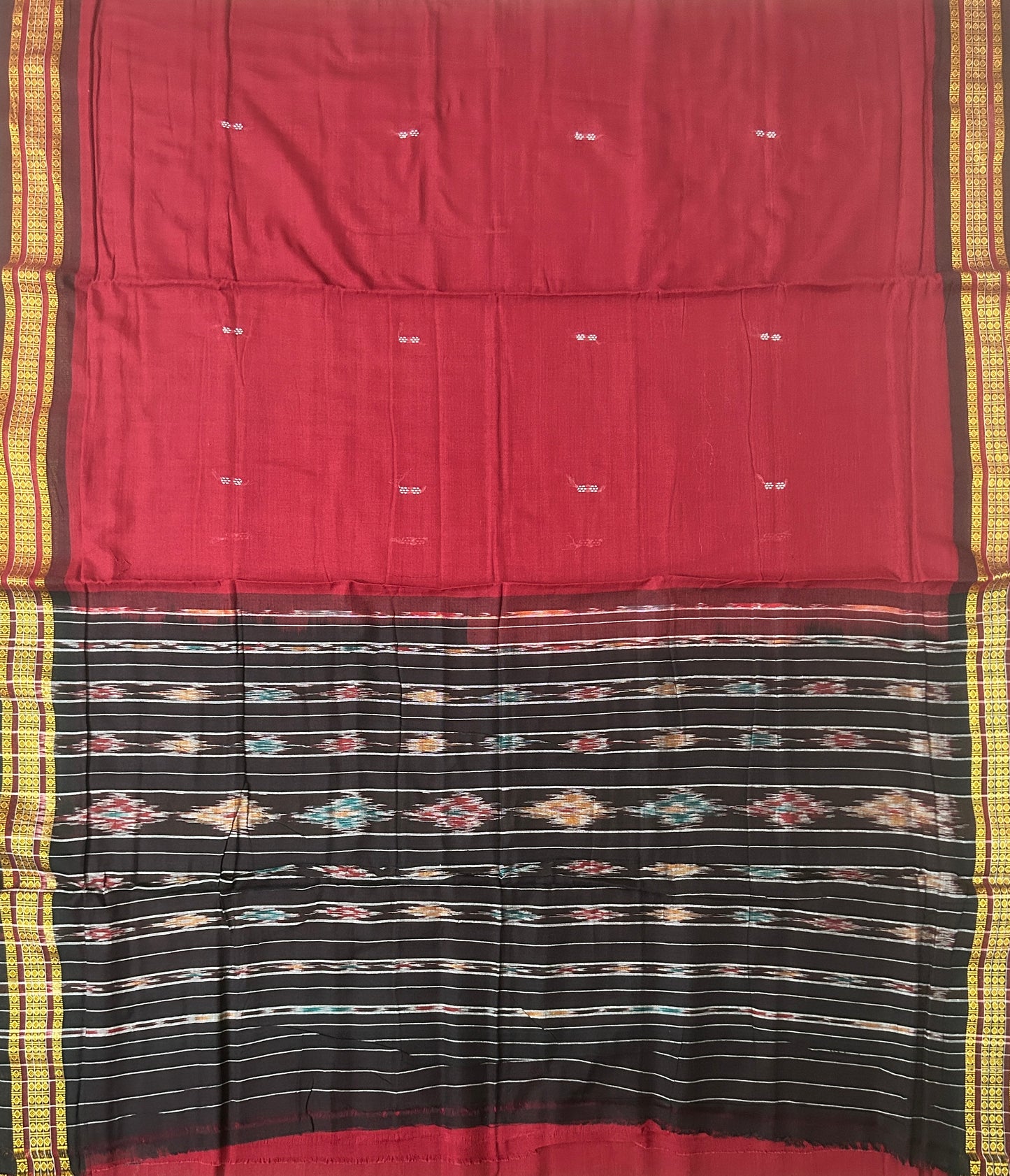 Odisha Handloom Ikat Low cost nuapatna cotton saree for gift shopping