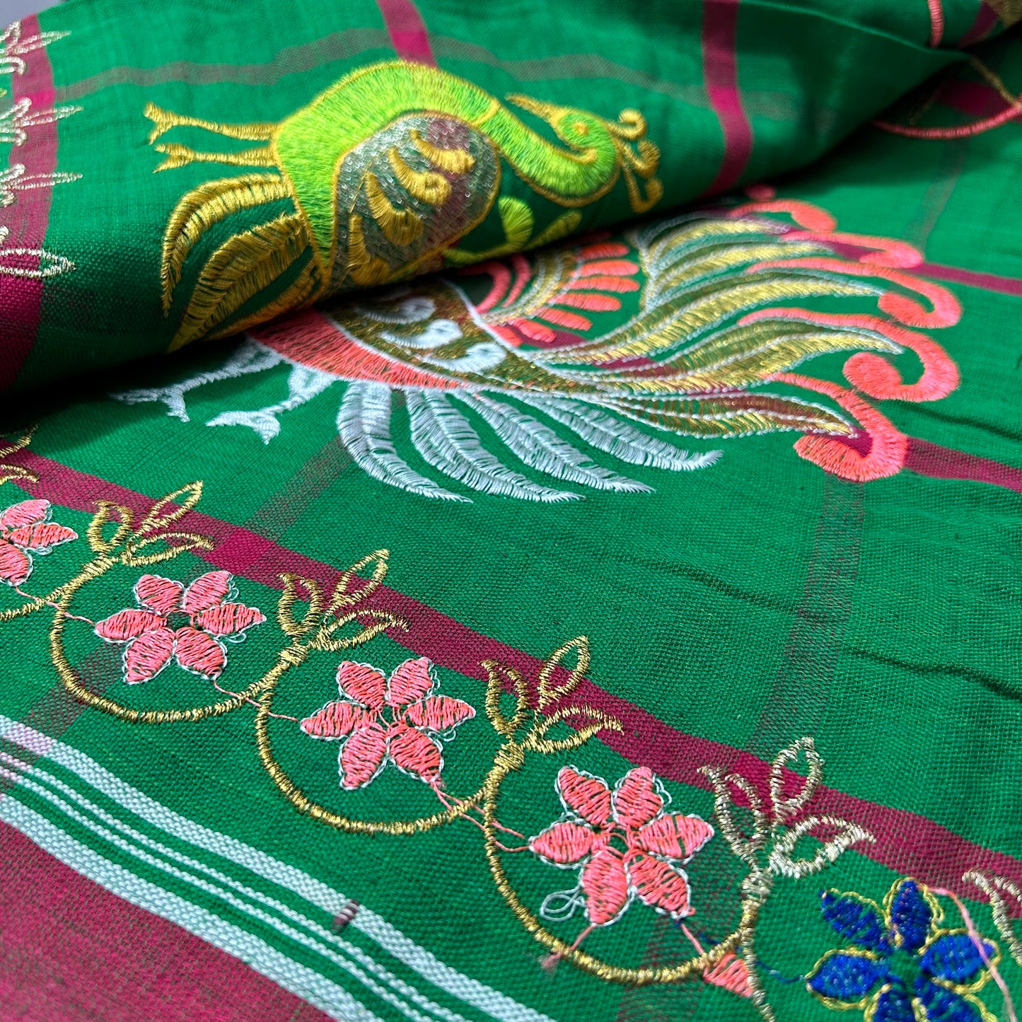 Odisha Handloom Cotton Santhali Saree of Mayurbhanj