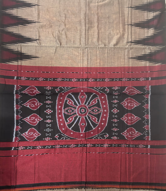 Odisha Handloom Ikat Maniabandha Kargil Cotton Saree