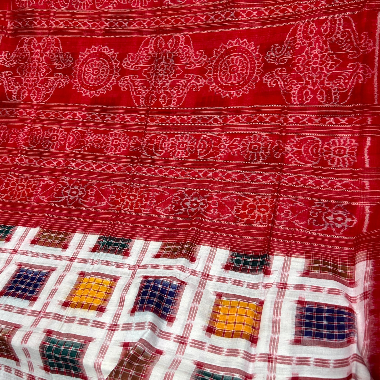 Odisha Handloom Pure Cotton Sambalpuri Ashwini Saree | Shop at Best Price