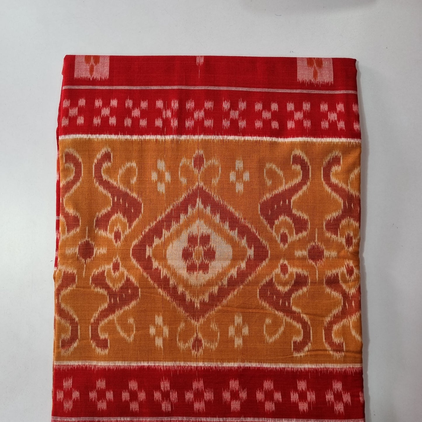 Odisha handloom Nuapatna Special body bandha design cotton saree