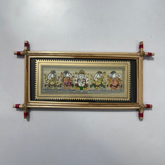 Odisha handicraft lord Ganesha  frame painting for home decoration