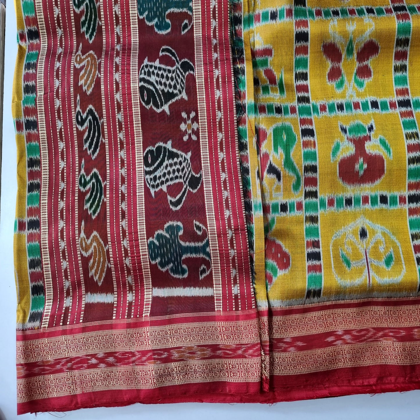 Nuapatna Handloom Odisha Famous Nabakothi Khandua Silk Saree