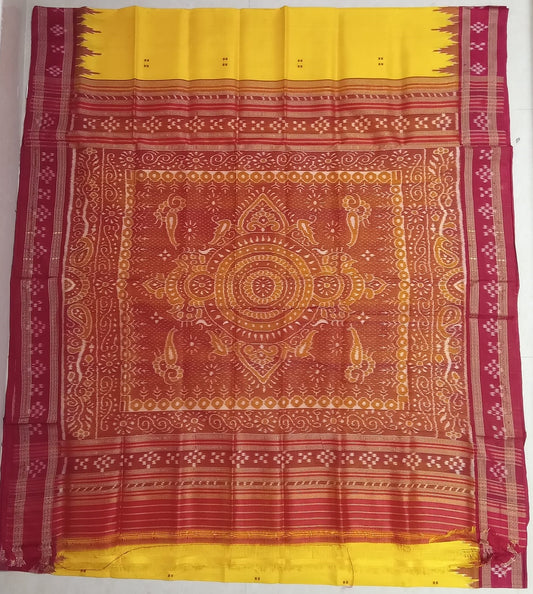 Nuapatna Handloom Odisha Famous Nabakothi Khandua Silk Saree