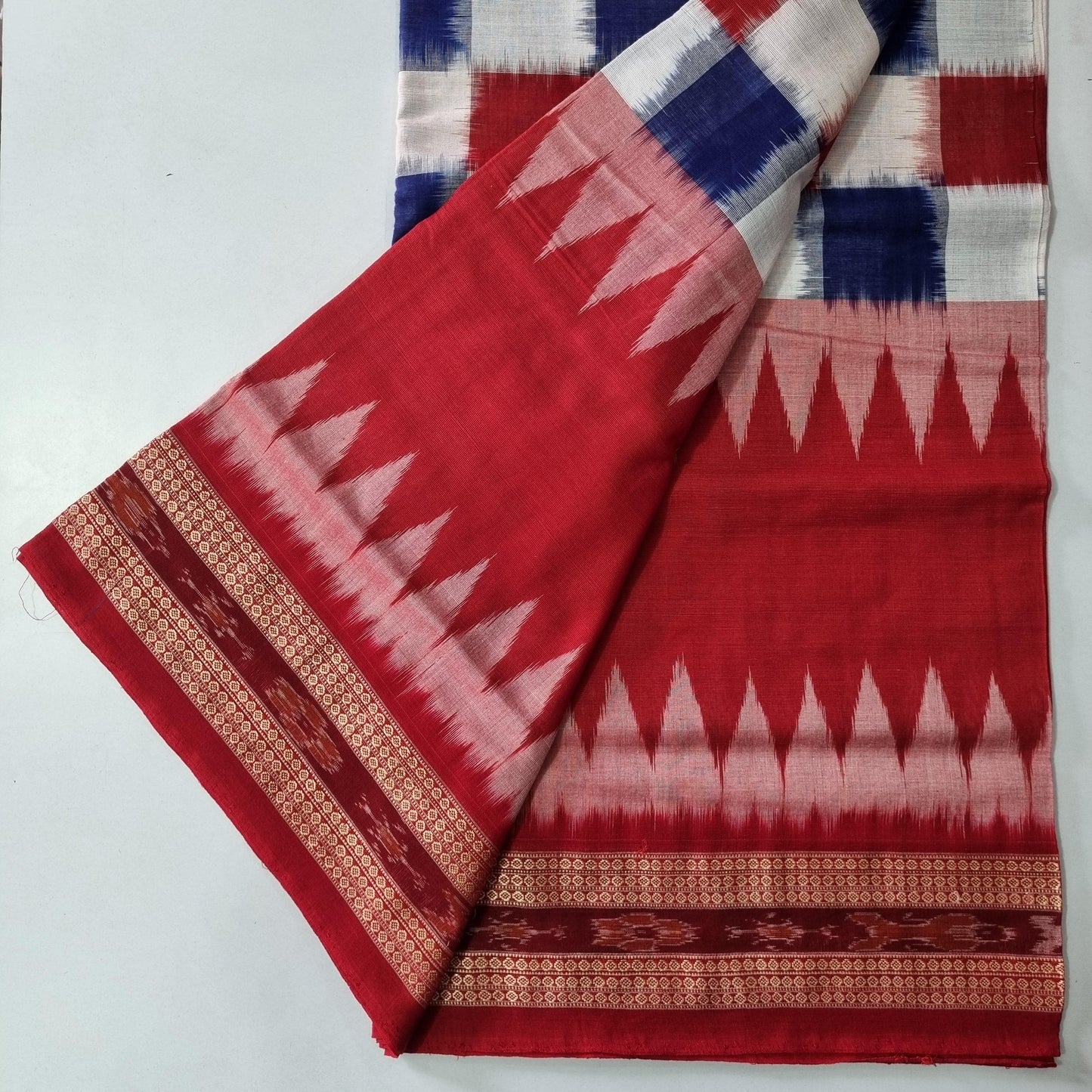 Odisha Handloom Pure Cotton Big Pasapalli Sambalpuri Saree