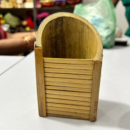 Odisha handicraft bomboo made pen stand for gift