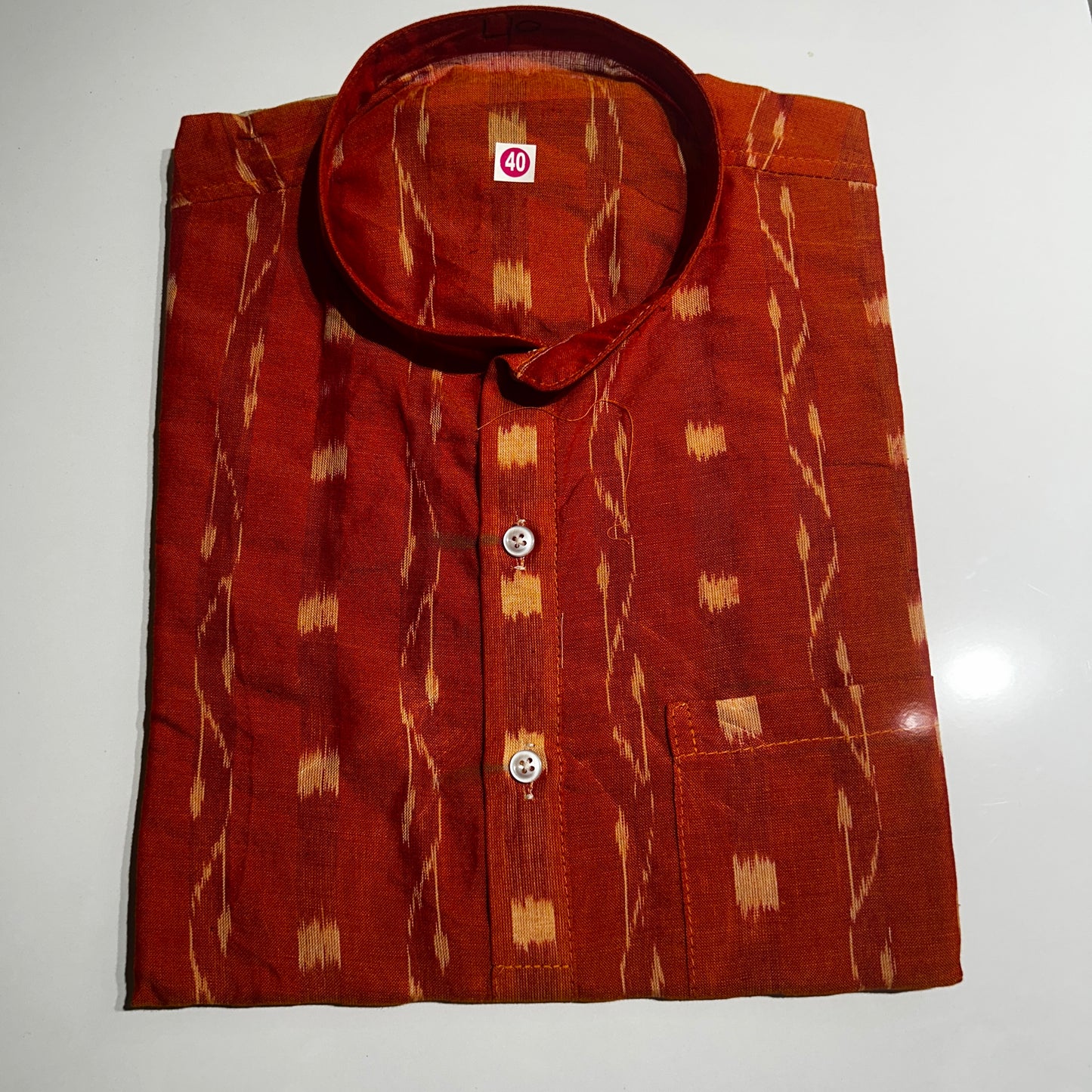 Odisha handloom Pure sambalpuri cotton traditional ethnic kurta for men